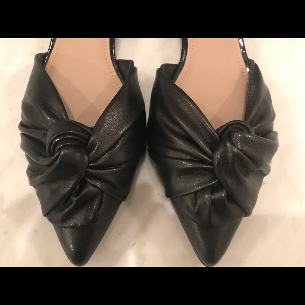 Donald J. Pliner Pennie Ruching D’Orsay Flats